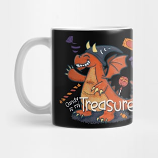 Candy is My Treasure Dragon Mug